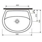 Умивальник KOLO IDOL M1115500U