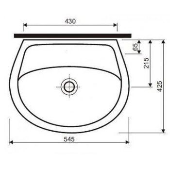 Умивальник KOLO IDOL M1115500U