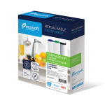 Комплект картриджів для потрійної системи очищення покращений Ecosoft CRV3ECO