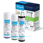 Комплект картриджів для потрійної системи очищення покращений Ecosoft CRV3ECO