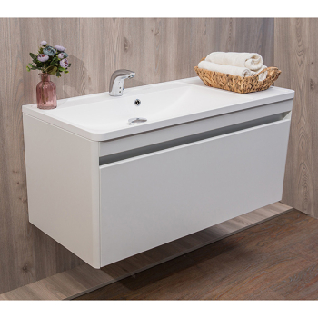 Тумба навісна Fancy Marble Aspen з умивальником Sacramento