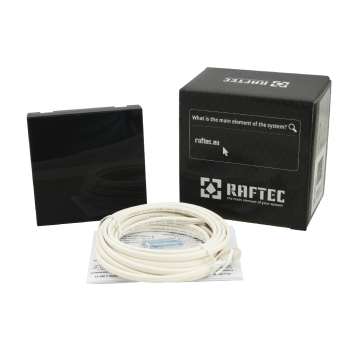 Цифровий терморегулятор для теплої підлоги Raftec WiFI (BLACK) R607B