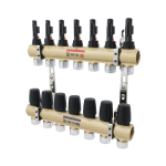 Колектор з витратомірами Raftec 1'х7