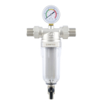 Самопромивний фільтр з манометром 3/4' Raftec RMCF02