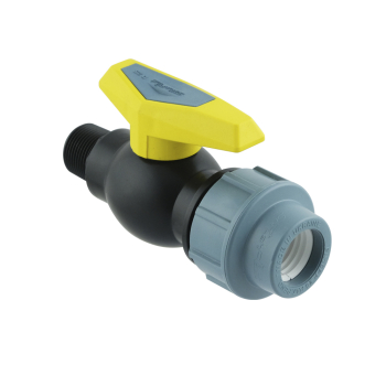 Кран кульовий ПНД SantehPlast 25мм 3/4'