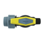 Кран кульовий ПНД SantehPlast 25мм 3/4'