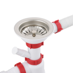 Сифон для мойки PLM 3 1/2'x40 с резьбовым выпуском/с гофротрубой 40x40/50 PM 40 SF 20 07