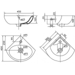 Умывальник Kolo Runa 35