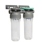 Колба механічного очищення прозора Ecosoft 2P DUPLEX PET 3/4' 2,5'х10' 8 бар