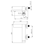 Смеситель для ванной VENTA BS345SC