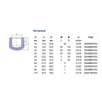 Заглушка Ekoplastik 40 мм SZA040XXXX