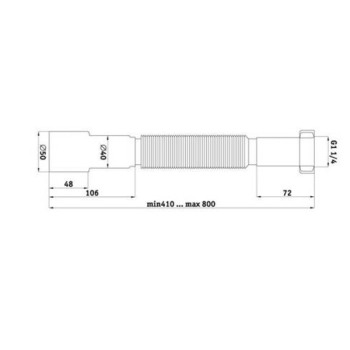 Гнучка труба Ani Plast K 206 1 1/4'х40/50 мм