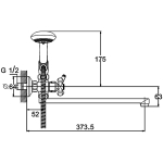 Смеситель для ванной G-lauf QFU7- A827