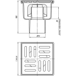 Трап зливний Ani Plast ТА 5202