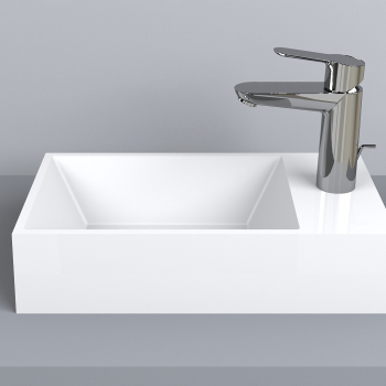 Умивальник Miraggio COPPER 400 білий глянець