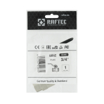 Кран шаровый Raftec BLACK PN40 ВВ 3/4' DRH2